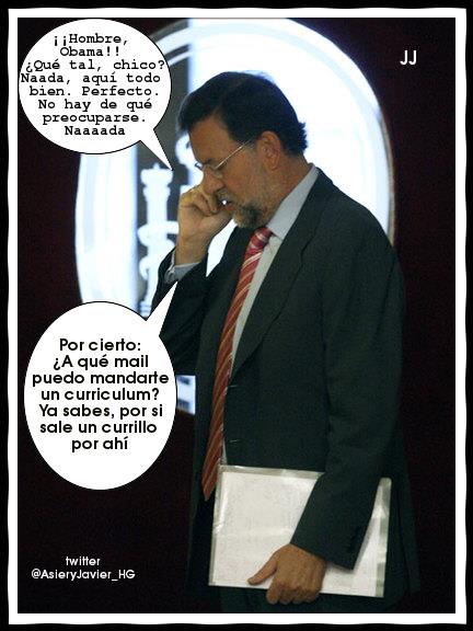 ¿De qué hablaron por teléfono Rajoy y Obama?