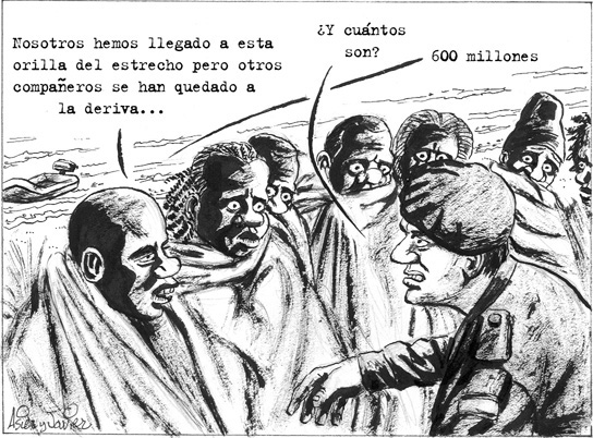 A pesar de la crisis, siguen llegando pateras