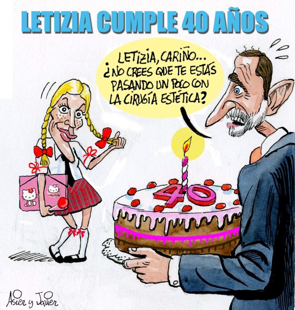 La princesa Leticia celebra su 40 cumpleaños en El Jueves