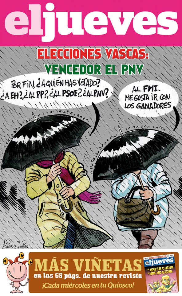 Nuestro punto de vista sobre las elecciones en Euskadi, para El Jueves