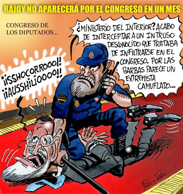 En El Jueves de esta semana: Rajoy no pisará el Congreso en un mes...y luego pasa lo que pasa