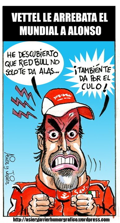 Vettel pudo con Alonso