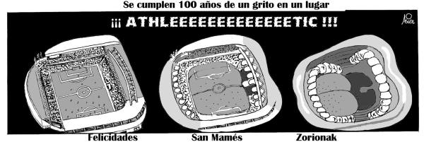 San Mamés, Athletic, Bilbao, Siglo, Fútbol, Grito