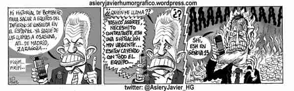 Rajoy telefonea a Javier Aguirre, un experto en superar crisis futbolísticas