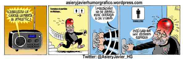 Athletic Bilbao de Bielsa se topó con Willy Caballero en Málaga (Humor Gráfico) Athletic Bilbao de Bielsa se topó con Willy Caballero en Málaga (Humor Gráfico)