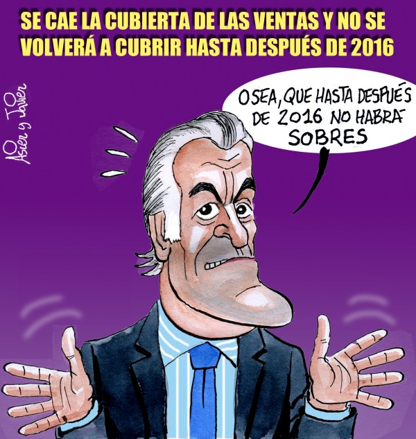 Bárcenas, preocupado por el hundimiento de la cubierta de Las Ventas