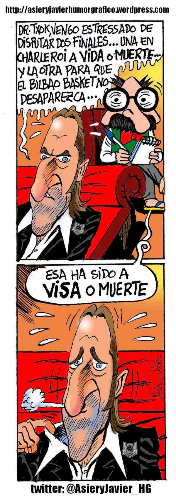 Gorka Arrinda y los problemas de gestión económica del Bizkaia Bilbao Basket, en el diván del doctor Txok 