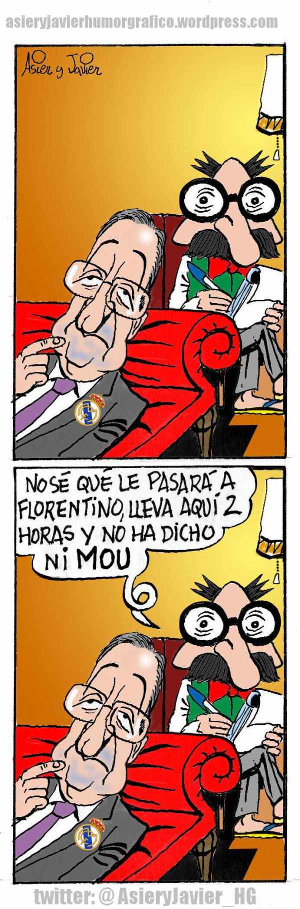 Florentino Pérez, en la consulta del doctor Txok