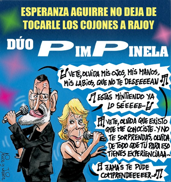 Rajoy y Esperanza, el Dúo PimPinela en El Jueves