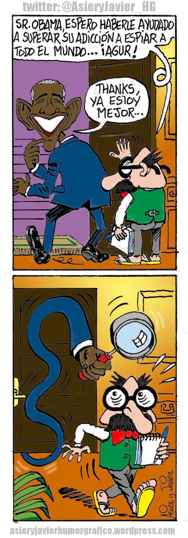 Obama, un maniático que va al doctor Txok