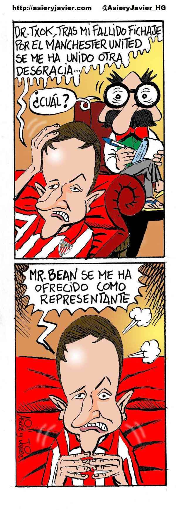 Ander Herrera acude al doctor Txok tras el lío del Manchester United