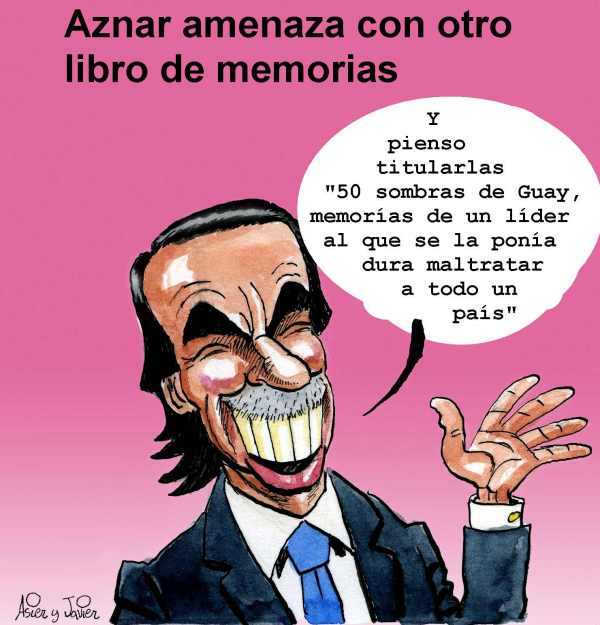 Aznar amenaza con un nuevo libro de memorias