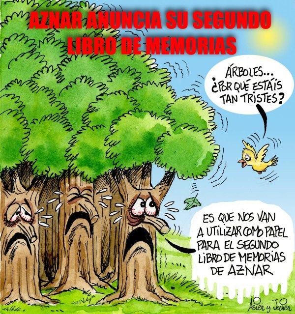 Aznar amenaza con otro libro de memorias