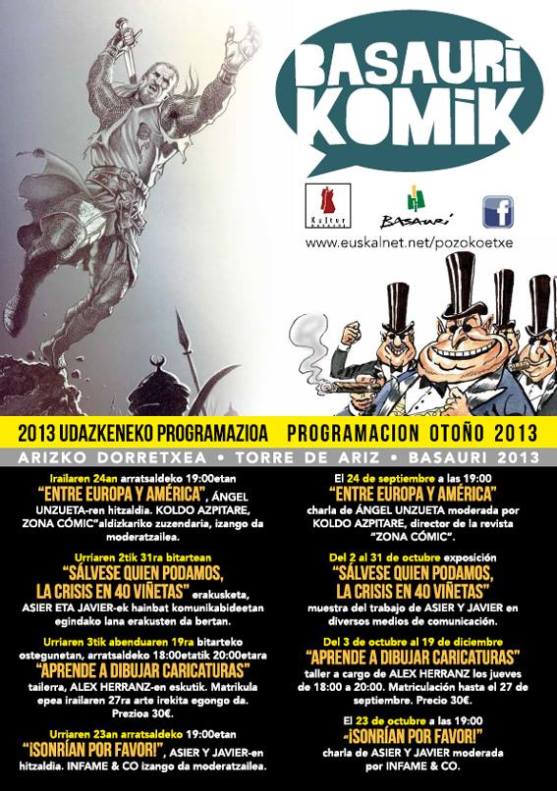 Cartel Basauri Komik 2013