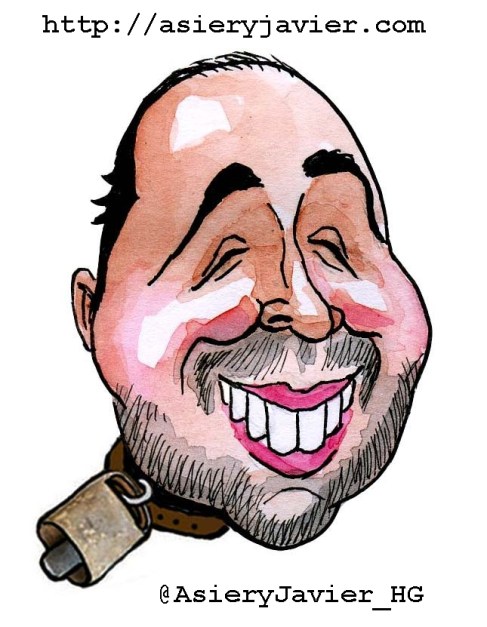 Paquirrín, Cencerro de la Semana. Caricatura. Humor gráfico. Paquirrín, Cencerro de la Semana. Caricatura. Humor gráfico.