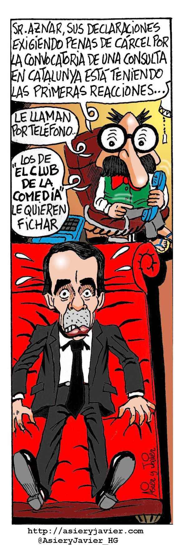 Aznar, en la consulta del doctor Txok Aznar, en la consulta del doctor Txok