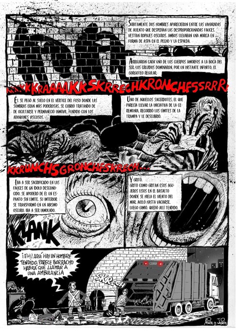 Saturno, cómic breve de Asier y Javier publicado en El Balanzin 9 del Salón del Cómic de Getxo. 2