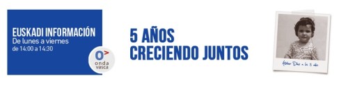 Aitziber Díez, periodista radiofónica de Onda Vasca.