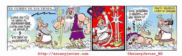 Un Athletic intratable en San Mamés recibe al Valladolid. Humor gráfico.