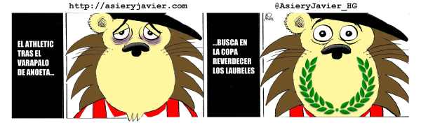 El Athletic busca reverdecer laureles en Copa con su paso por el Villamarín. Fútbol, humor gráfico..