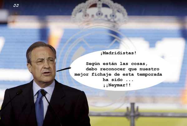 Neymar, el mejor fichaje de esta temporada... para el Madrid. Humor gráfico. Neymar, el mejor fichaje de esta temporada... para el Madrid. Humor gráfico.,