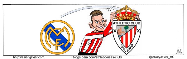 Un golazo de Ibai Gómez hace mínima justicia al juego del Athletic ante el Real Madrid en San Mamés. Humor gráfico, caricatura. Un golazo de Ibai Gómez hace mínima justicia al juego del Athletic ante el Real Madrid en San Mamés. Humor gráfico, caricatura.