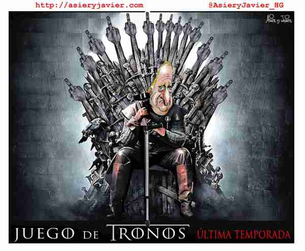 Llega la última temporada de Juego de Tronos... para el rey Juan Carlos