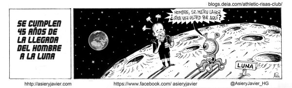 Mateu Lahoz estaba en la luna cuando Iraizoz metió el gol del Athletic de Bilbao que anuló en Málaga.