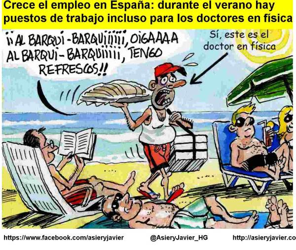 Durante el verano, crece el empleo en España