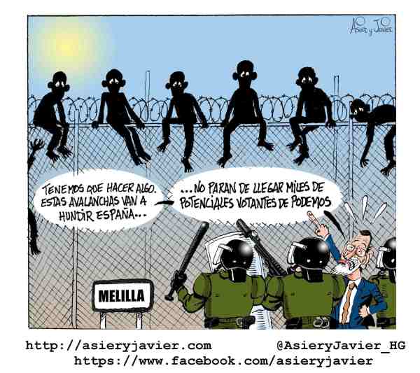 Rajoy, muy preocupado por la situación de los inmigrantes subsaharianos en la valla de Melilla