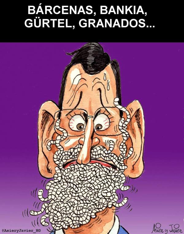 A Mariano Rajoy la corrupción se le sube a las barbas