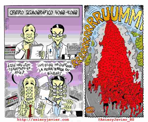 Hoy se celebra en Bilbao la Herri Krosa, una de las carreras más multitudinarias del calendario vasco