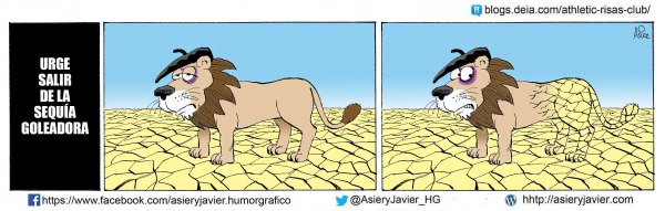 El Athletic tiene que acabar hoy en Málaga con la sequía goleadora que le amenaza