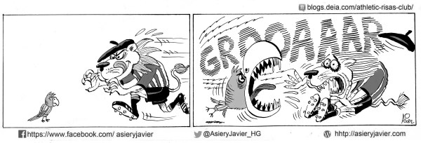 El periquito fue más fiero que el león en San Mamés