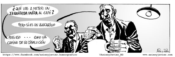 Izquierda Unida se convierte en la coalición-azucarillo, y no precisamente por lo dulce