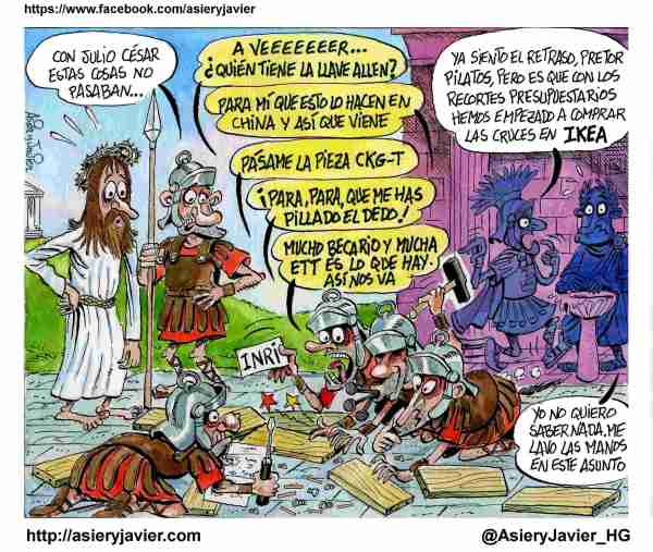 Cómo hubiera sido la Semana Santa si hubiera habido recortes en el imperio romano