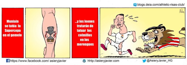 Los leones del Athletic de Bilbao quieren tatuar sus colmillos en el Real Madrid hoy en San Mamés