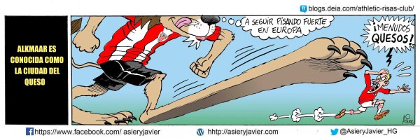 El Athletic de Bilbao quiere seguir pisando fuerte en  Europa League en su visita al AZ Alkmaar