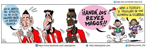Los Reyes Magos traen a San Mamés un partido de Copa frente al Villarreal