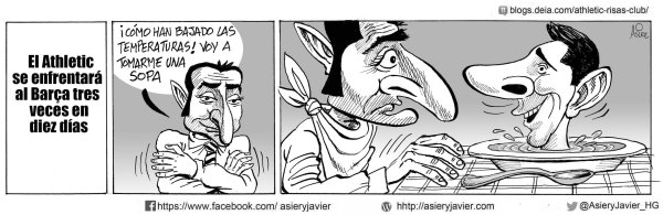 El Athletic empieza hoy en el Camp Nou un período de 10 días de Barça hasta en la sopa