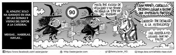 El Athletic y San Mamés, a detener las meigas deportivistas