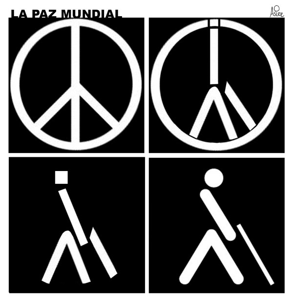 La ceguera humana dificulta la paz mundial