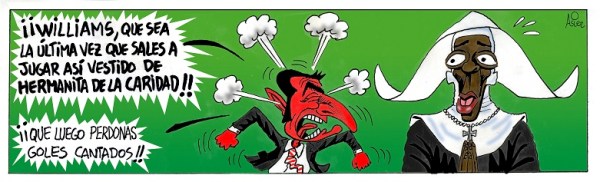 Williams perdonó demasiado en un Bernabéu del que el Athletic pudo sacar puntos