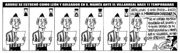 El Athletic recibe en San Mamés aun Villarreal ante el que Aduriz se estrenó como goleador rojiblanco hace 11 años