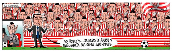 El Athletic afronta su partido ante el Eibar en San Mamés sin Raúl García ni Aduriz