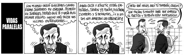 Athletic y Celta se las ven hoy en Balaídos en un cruce de urgencias ligueras