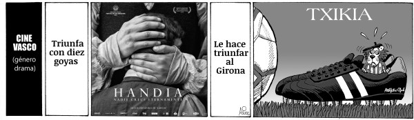 El Athletic hace un partido de coña en Girona el fin de semana de los Goya