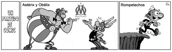 El Athletic protagonizó un partido de risa en Marsella